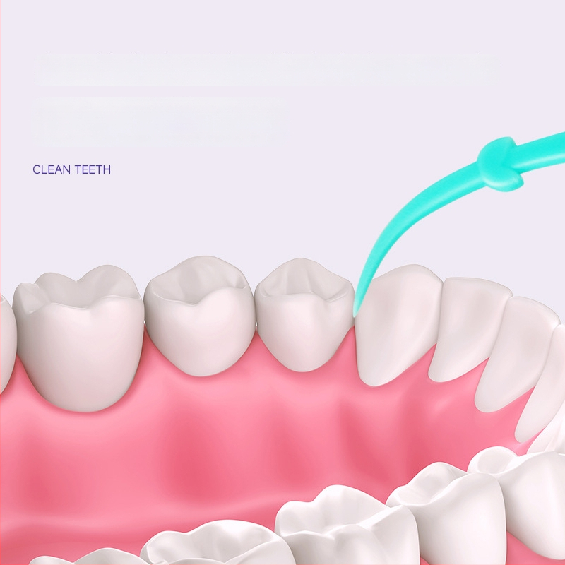 Dentálny niť Jian – ovocná príchuť, plastový materiál, jednorázová, 30–50 kusov v balení