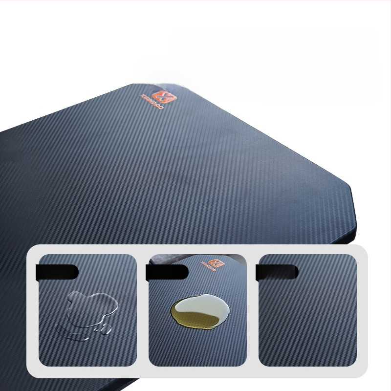 CHONGTENG Stolík do batožinového priestoru auta – drevený, zapínanie na klik, zloženie, demontáž, rotácia