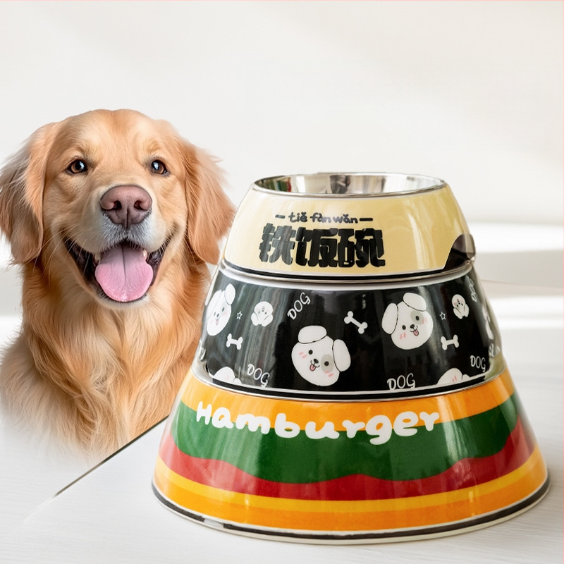 Hippie dog купа за домашни любимци от неръждаема стомана, клас 201, за кучета и котки.