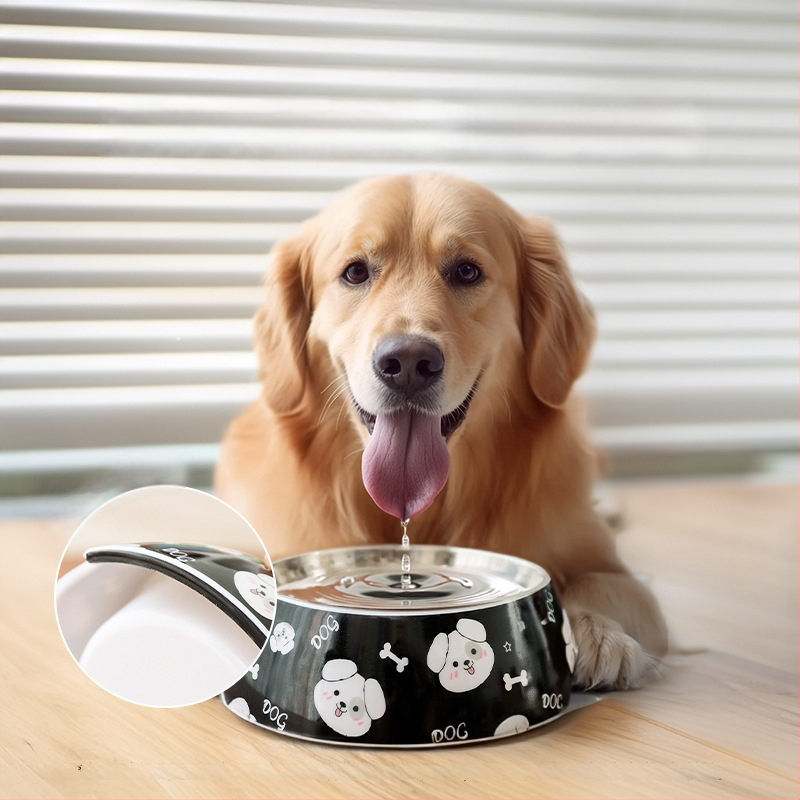 Hippie dog купа за домашни любимци от неръждаема стомана, клас 201, за кучета и котки.