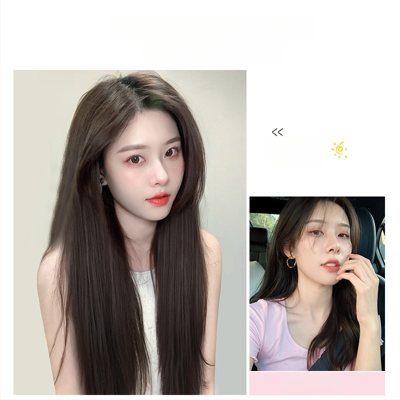 Parochňa pre ženy: tri diely rovné, bezšvová, realistický objem vlasov; vlasy z hodvábneho materiálu s vysokou teplotou; mechanické spracovanie; nie je možné farbiť ani žehliť