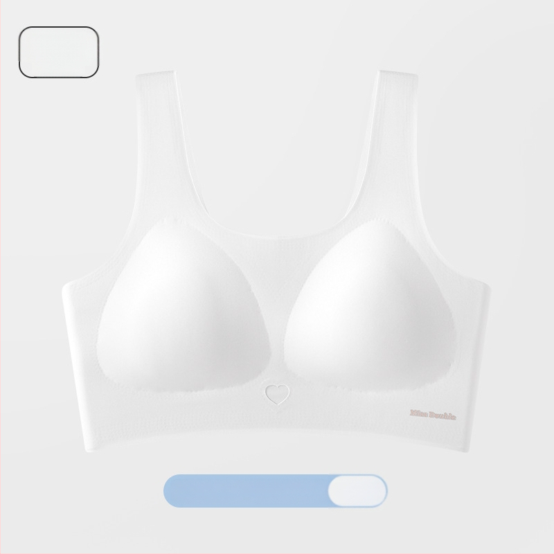 Vestový štýl bez podprsenky pre tínedžerky, bezšvové trojuholníkové košíčky, priedušný Ice Silk nylon