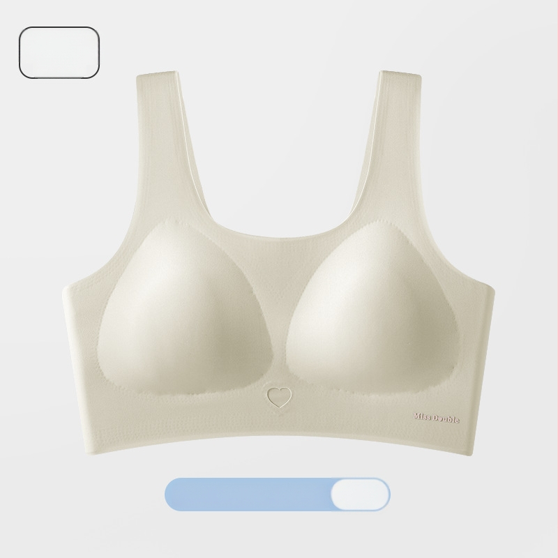 Vestový štýl bez podprsenky pre tínedžerky, bezšvové trojuholníkové košíčky, priedušný Ice Silk nylon