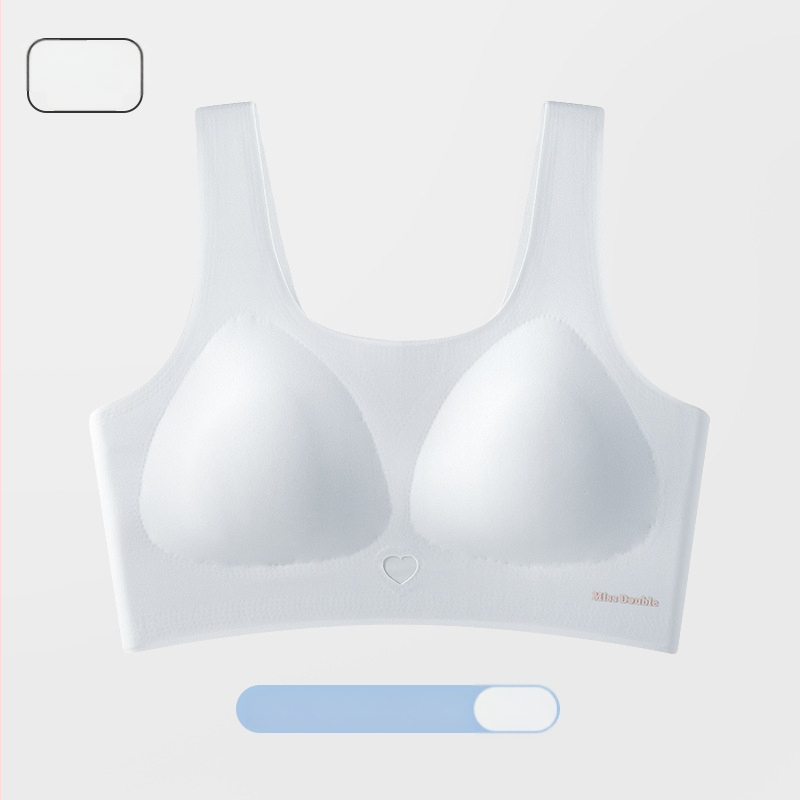 Vestový štýl bez podprsenky pre tínedžerky, bezšvové trojuholníkové košíčky, priedušný Ice Silk nylon