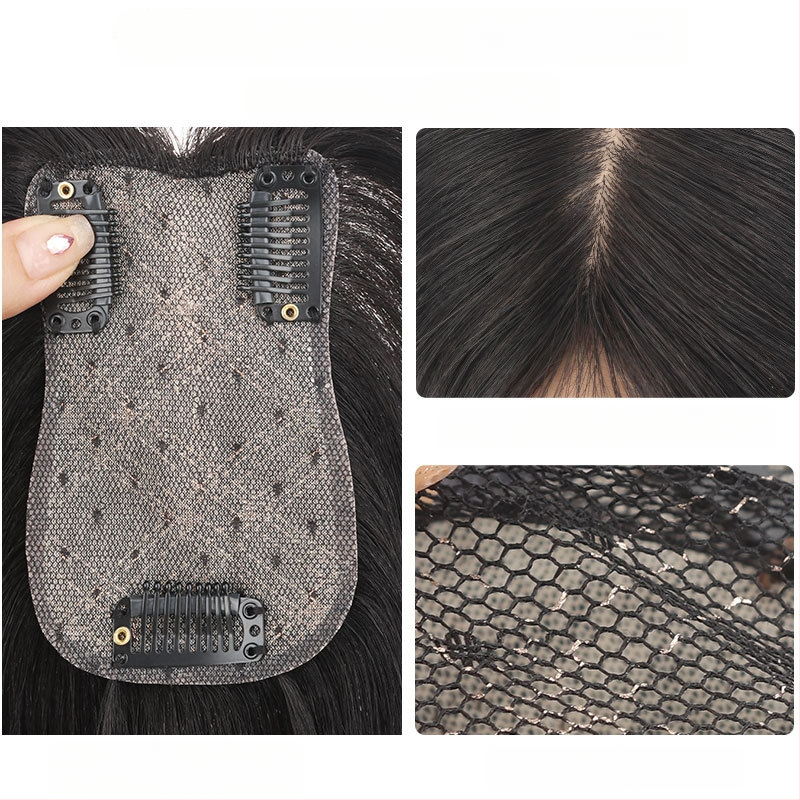 Paruka z pravých ľudských vlasov, rovné pramene vlasov, Gold Wire 711, farbenie možné, pre ženy