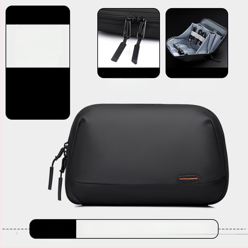Mužský vodotesný cestovný organizér z Oxford textílie na dátové káble, kancelárske potreby a kozmetiku