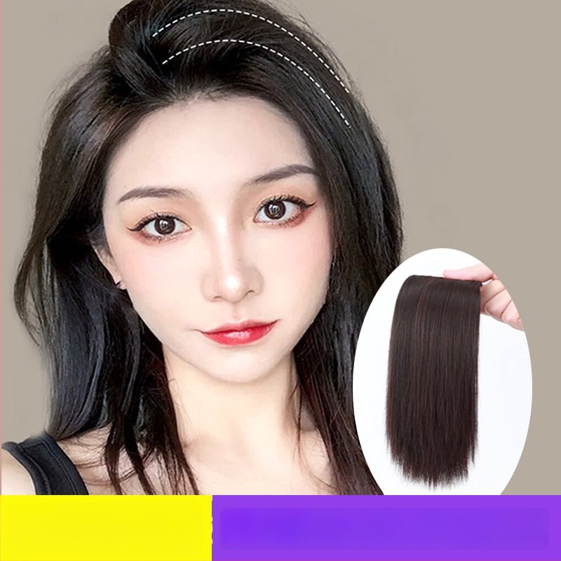 Príčesok pre ženy, podložka na korene pre objem, rovný štýl, vysokoteplotné vlákna