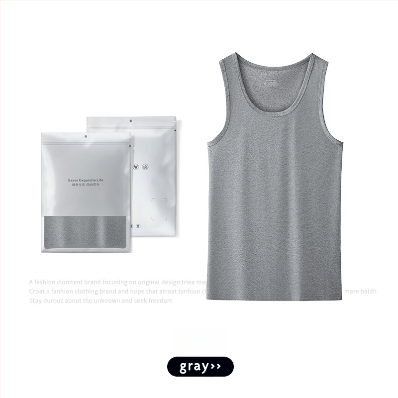 Meeste puuvillane varrukateta T-särk-vest, ühtlase värviga, 95% puuvill, suvi, noored, lihtne stiil.