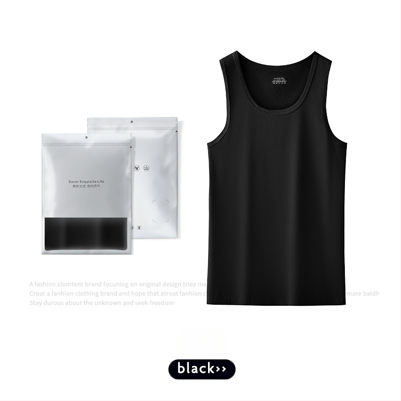 Meeste puuvillane varrukateta T-särk-vest, ühtlase värviga, 95% puuvill, suvi, noored, lihtne stiil.