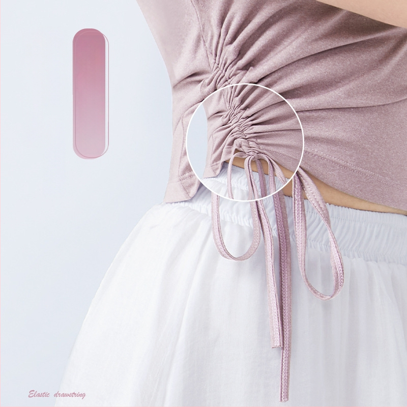 Suve naiste tantsutopp lühikeste varrukatega, ümmarguse kaelusega, tõmmitsaga, baletile, ladina ja kaasaegsele tantsule, polüesterkangas