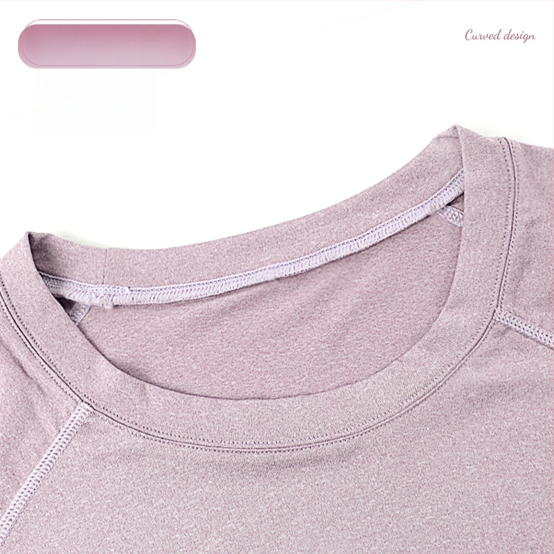 Suve naiste tantsutopp lühikeste varrukatega, ümmarguse kaelusega, tõmmitsaga, baletile, ladina ja kaasaegsele tantsule, polüesterkangas