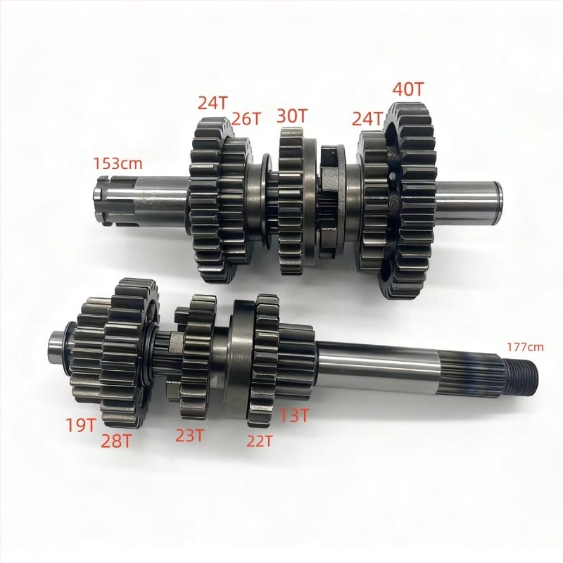 Sada hlavného a pomocného hriadeľa pre motor CBF150 – Kailxun, 149 cm3, jednovalcový motor, spotreba 3–4,5 L/100 km, diel číslo 004