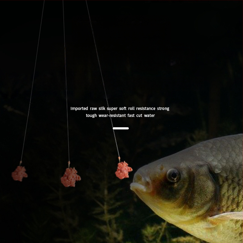 Hlavná rybárska línia z nylonu, vysoká pevnosť, 200 ks, Pure Silk