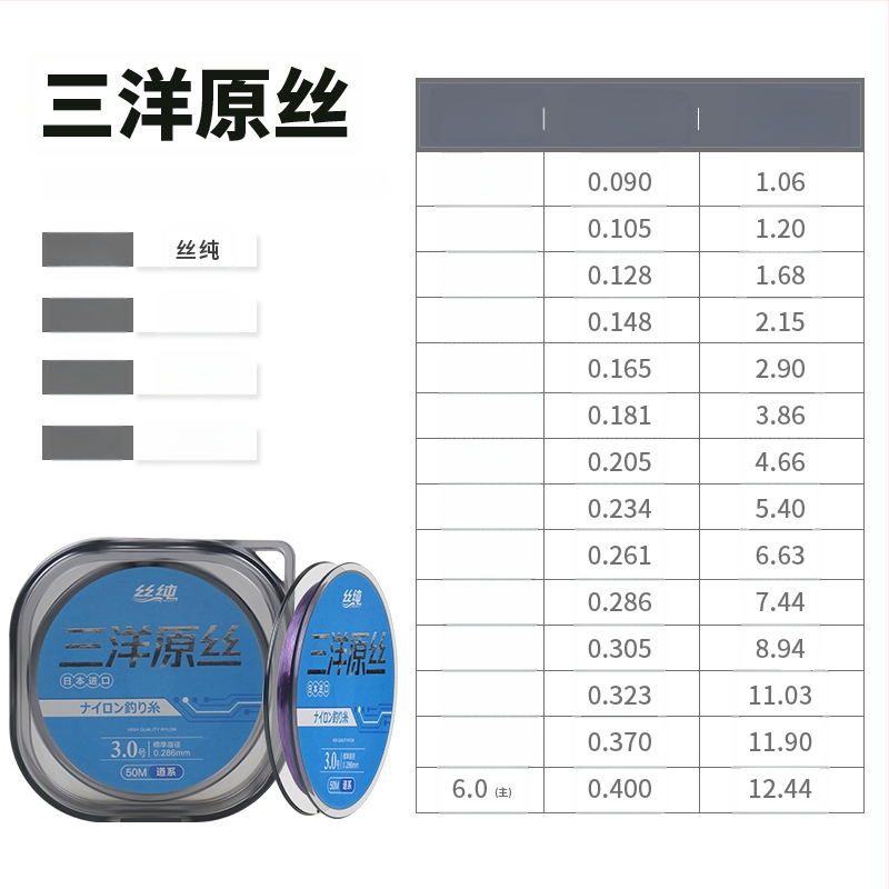 Hlavná rybárska línia z nylonu, vysoká pevnosť, 200 ks, Pure Silk