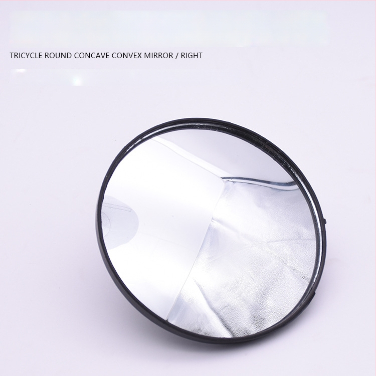 Zadné zrkadlo pre motocykle a cestujúce trojkolesové vozidlá — plastové, guľové (sférické) zrkadlo, Mojielong