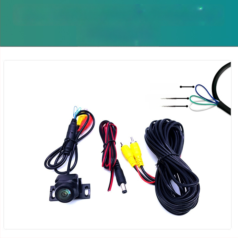 JF-T14 automatická cúvacia kamera pre vozidlo, 1000TVL, 12V, 180° uhol pohľadu, dvojcestný video vstup