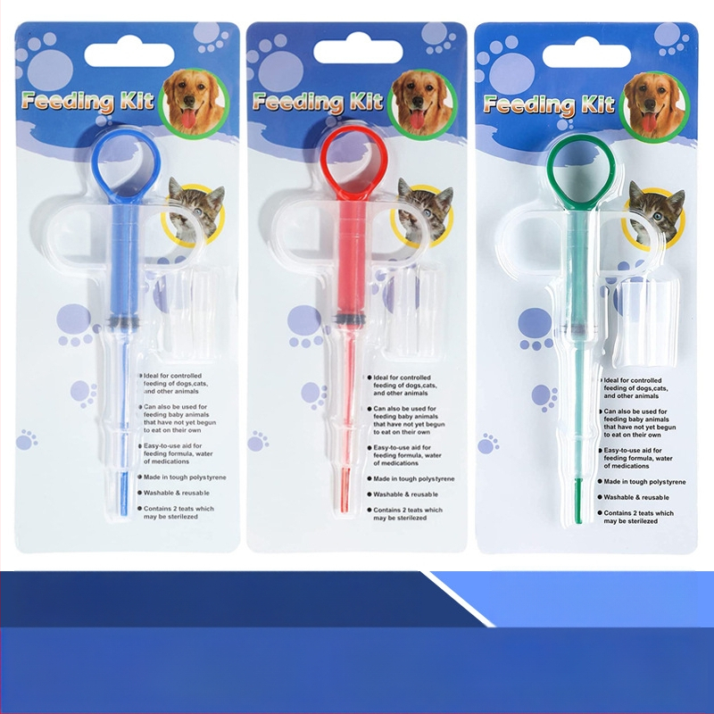 Push-tüüpi lemmikloomade ravimite manustamise seade kassidele ja koertele, plastmassist