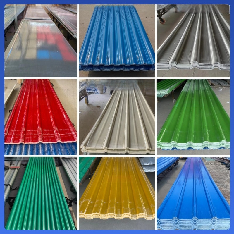 FRP plochá osvetľovacia doska – priehľadná, odolná voči korózii, nehorľavá, pre skleníky