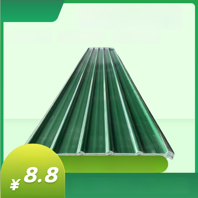 FRP plochá osvetľovacia doska – priehľadná, odolná voči korózii, nehorľavá, pre skleníky