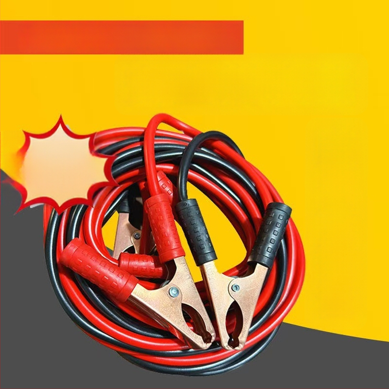 Sada káblov na štartovanie batérie so svorkami, núdzové štartovacie káble, 600A, nástrojový set, pripravený na vlastnú značku