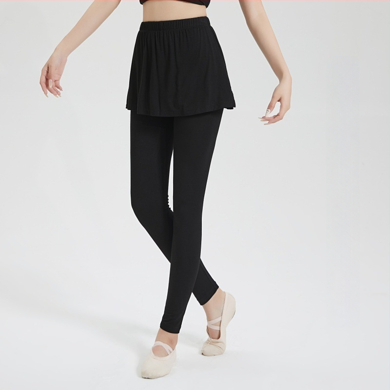 Seelik-püksid võimlemiseks täiskasvanud naistele – baleti ja latino tantsu treeningriided, Modal kangas