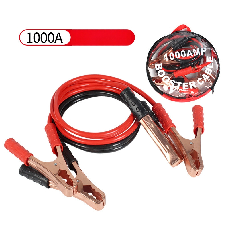 Auto štartovací kábel 1000A s meďovým jadrom, PVC izolácia, 2 m, pre autá/SUV
