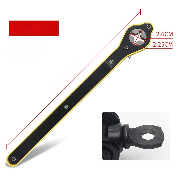 Hydraulický zdvihák na auto a ráčňový kľúč – sada nástrojov na výmenu rezervnej pneumatiky, model 1818