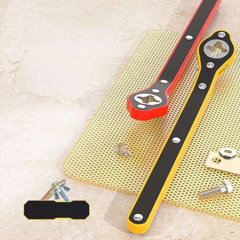 Hydraulický zdvihák na auto a ráčňový kľúč – sada nástrojov na výmenu rezervnej pneumatiky, model 1818