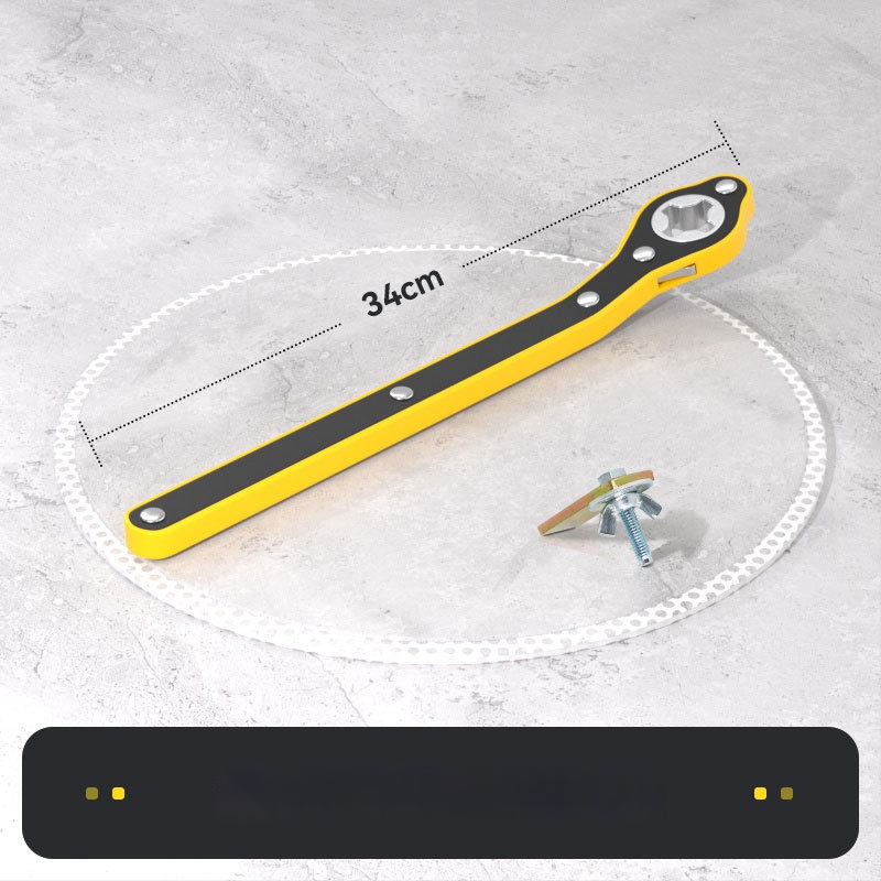 Hydraulický zdvihák na auto a ráčňový kľúč – sada nástrojov na výmenu rezervnej pneumatiky, model 1818