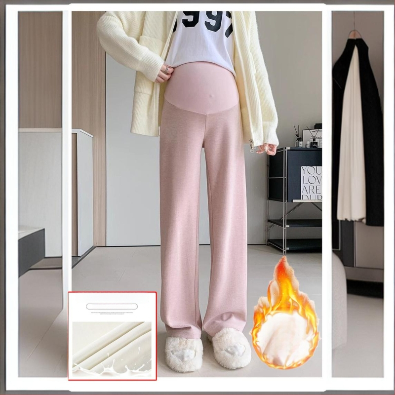 Rasedate püksid chenille kangast, vaba lõige, 3/4 pikkus, tootekood 657465794537