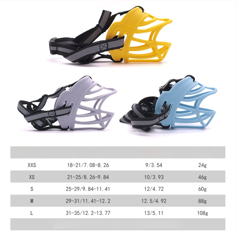 Koerte muzzel, Chuangjie bränd, TPR ja helkurrihmaga, rahvusvaheline ekspordi toetus