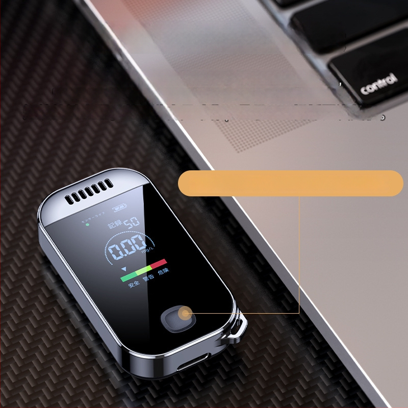 Automobilový dychový tester alkoholu Bymaocar ABS — prenášateľný tester alkoholu s digitálnym displejom a hlasovým upozornením; možnosť súkromnej značky a prispôsobenia