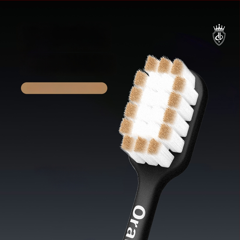 Oralgos ručna četkica DB-XA007, paket dva, mekane dlačice, široka glava, zaštita desni, protuklizna ručka