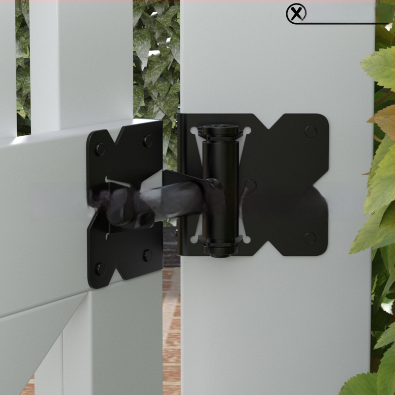 Roostevabast terasest aiavärava ja aia hinged — mudel JL2063, 304SS, elektrostatiline katteviimistlus, SKYSEN