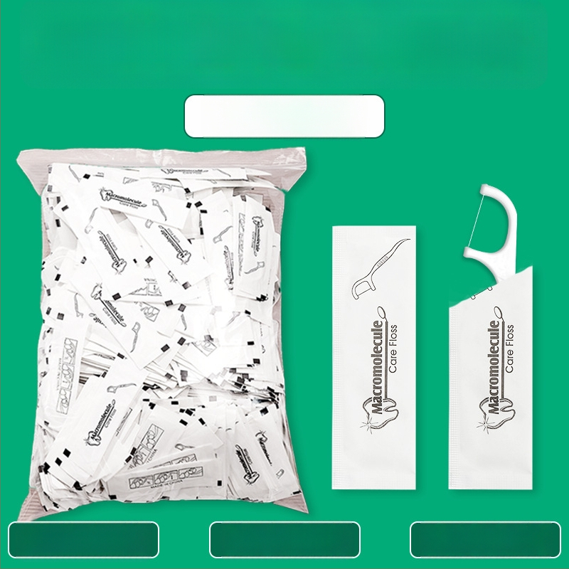 Dentálne špáradlá s niťou, individuálne balené, jednorazové, ultra tenké, s vysokou pevnosťou, na domáce aj klinické použitie