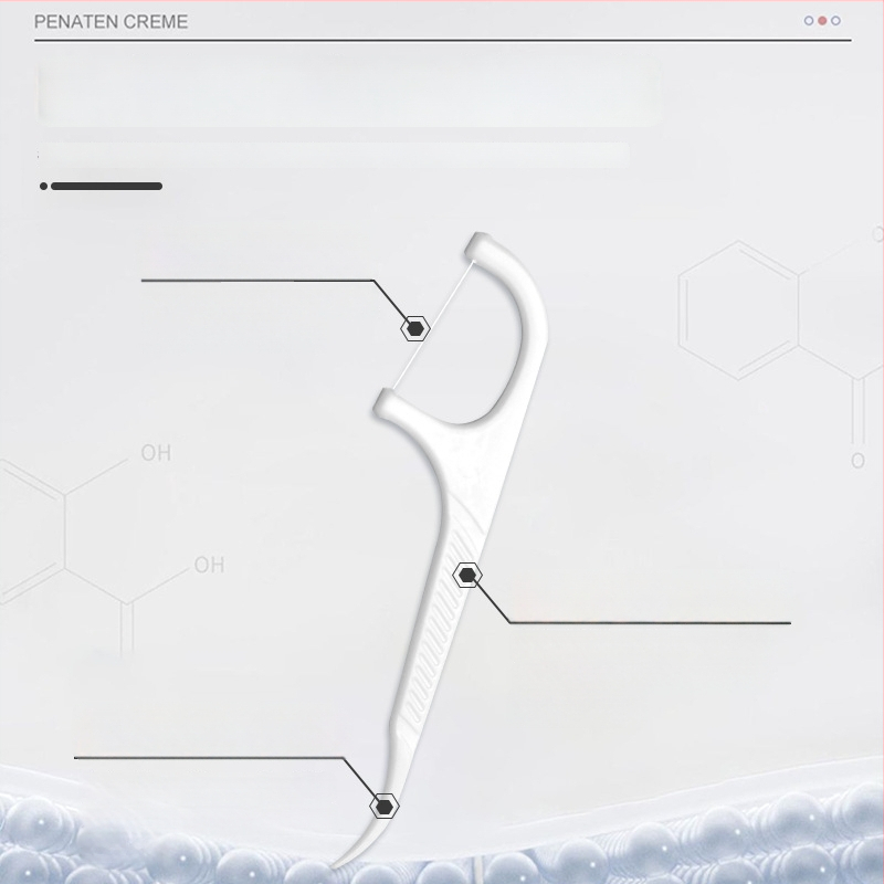 Dentálne špáradlá s niťou, individuálne balené, jednorazové, ultra tenké, s vysokou pevnosťou, na domáce aj klinické použitie