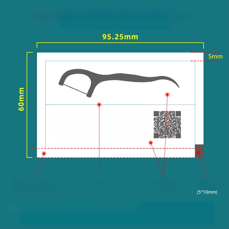Dentálne špáradlá s niťou, individuálne balené, jednorazové, ultra tenké, s vysokou pevnosťou, na domáce aj klinické použitie