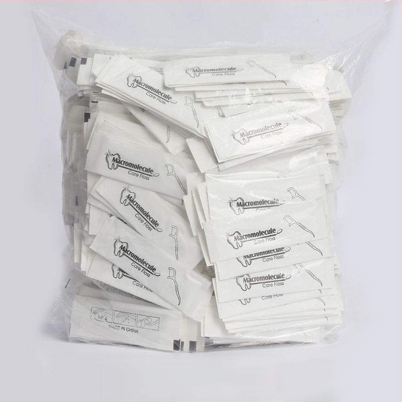 Dentálne špáradlá s niťou, individuálne balené, jednorazové, ultra tenké, s vysokou pevnosťou, na domáce aj klinické použitie