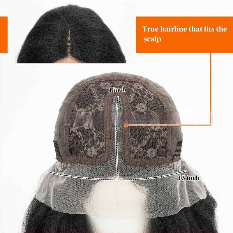 Parochňa s dlhými vlnami, model ALW-218, vlasy z vysokoteplotného hodvábneho vlákna, mechanické spracovanie, stredový part, malé kučery, nefarbiteľné