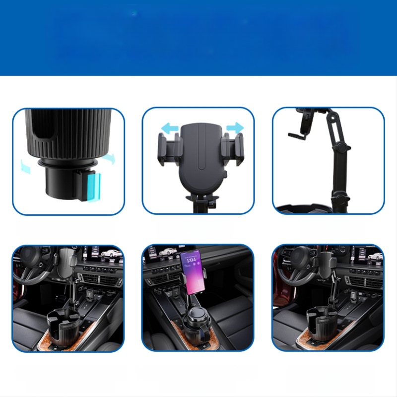 Sõiduki karahoidja koos telefoni hoidikuga – ABS, mudel AC-2394, bränd carfu