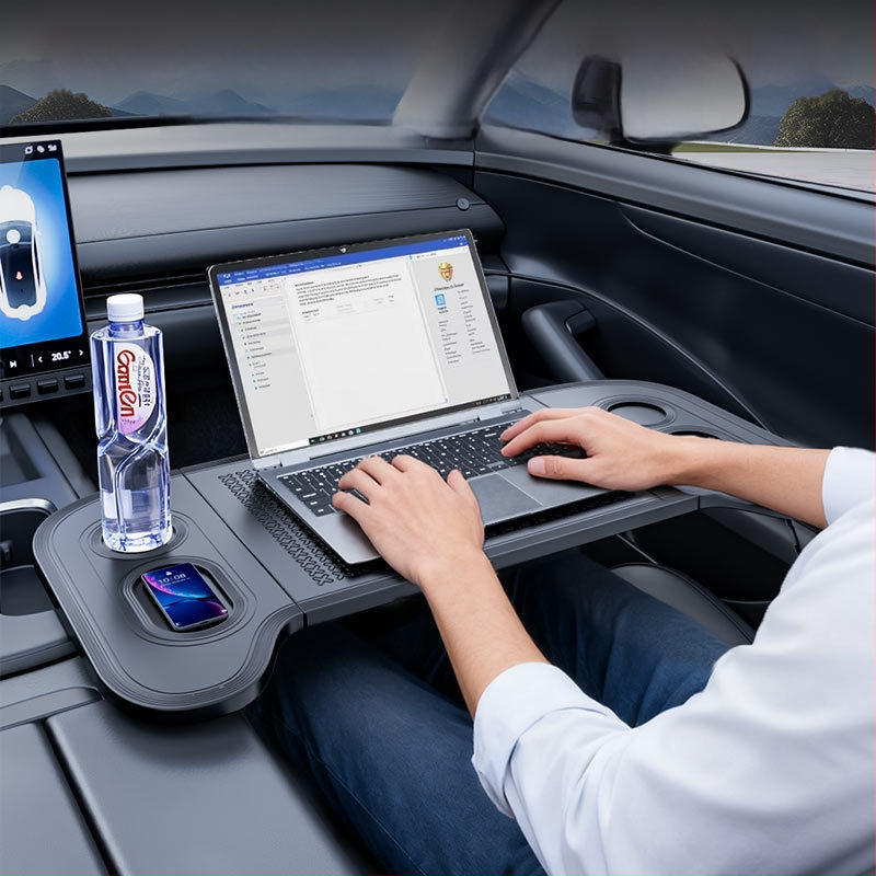 Univerzálny stolík do auta na volant, skladací, multifunkčný, montáž typu snap-in, značka Sui Tu