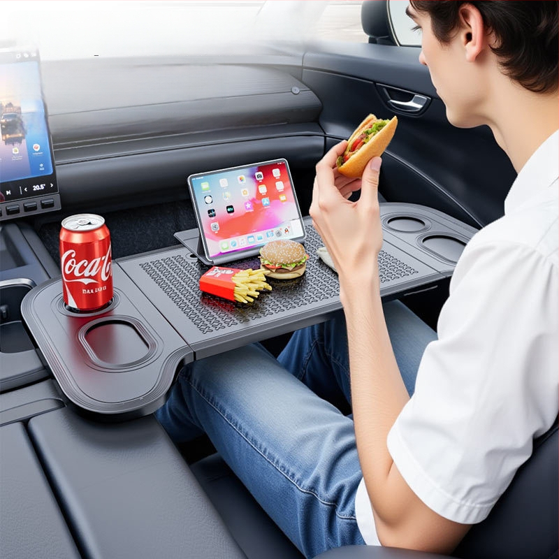 Univerzálny stolík do auta na volant, skladací, multifunkčný, montáž typu snap-in, značka Sui Tu