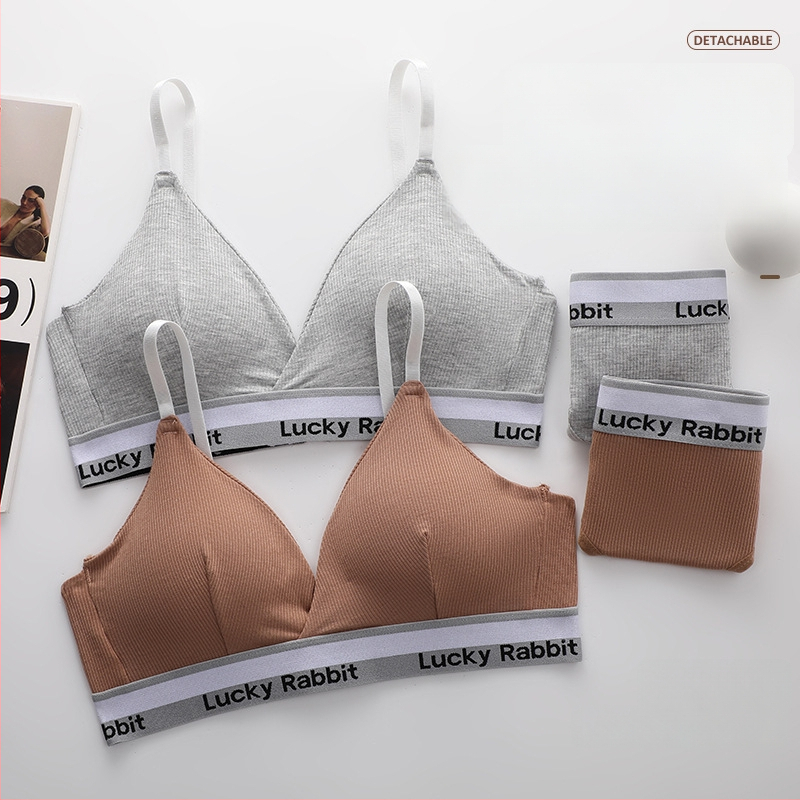 Bavlnený tube-top podprsenka na viazanie, priedušná, pekné chrbát, pohodlná, tenko tvarovaná miska