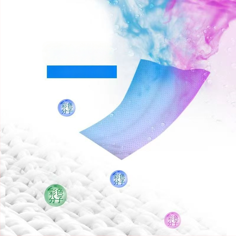 Prací listy s absorpciou farieb – zabraňuje presunu farieb pri miešanom praní, jednorazové balenie