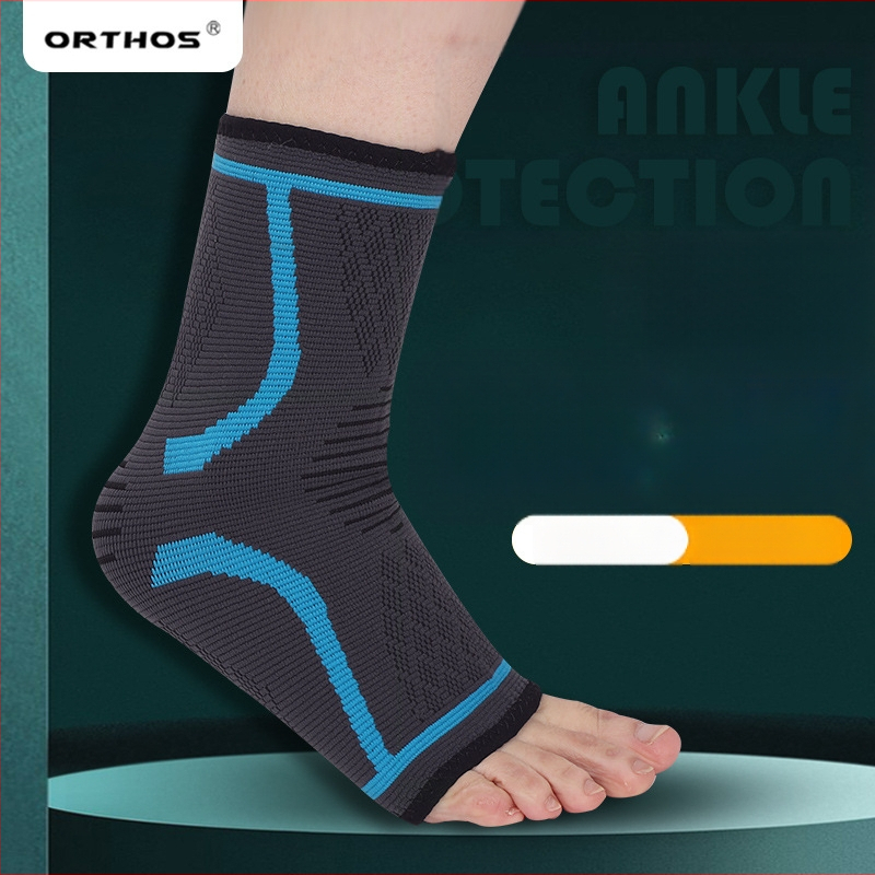 ORTHOS Nailon-poliesteri-elastaani pahkluu kaitse sokid kudumisega, sobivad jooksmiseks, korvpalliks, tantsimiseks ja jalgrattasõiduks