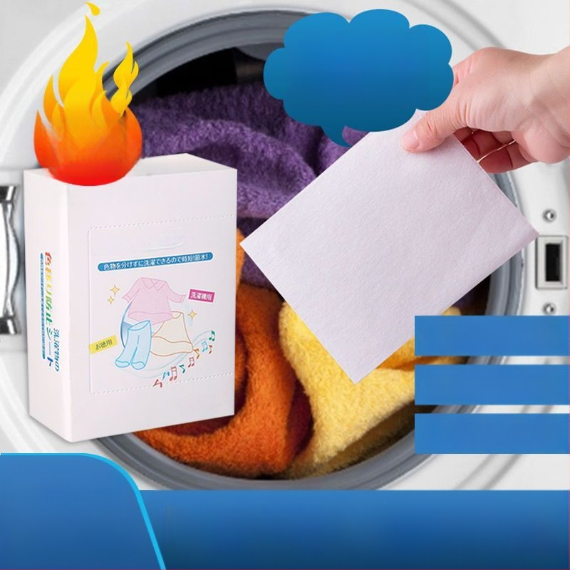 Color Catcher prádla – netkaná textília, proti farbeniu, Balenie: krabica, Množstvo v krabici: 50, Značka: Iné