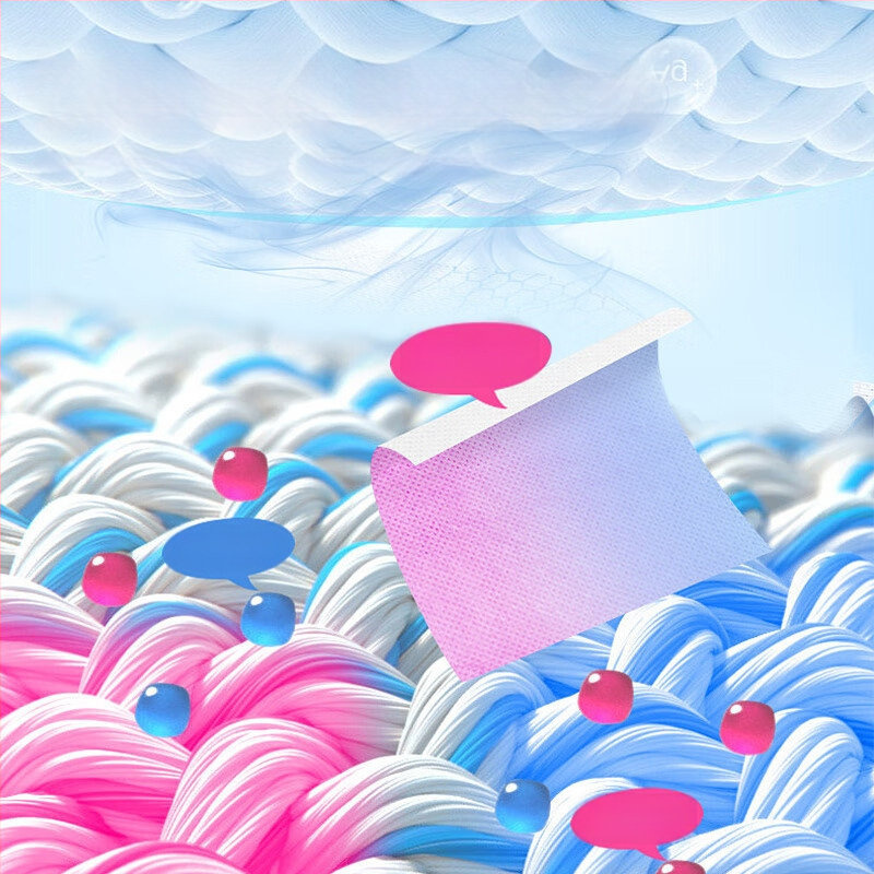 Juqi Prací list proti zafarbeniu – Ochrana farieb, Vstrebávanie farieb, Pre oblečenie