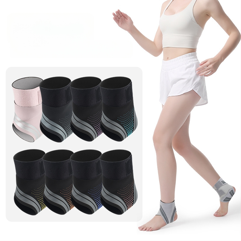 Sportlik pahkluu toestus – pahkluu aizsardzība futbolam, korvpallile ja jooksus; peamised materjalid: Lycra, vahtu kumm (imitatsioon lubatud)