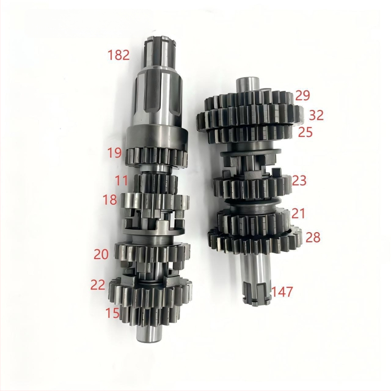 Vyvažovací hriadeľ pre CG250/CG200 – odolný voči opotrebeniu, 197cc/250cc jednovalcový motor, vlastné spracovanie, pre motory Lifan Zangfeng a Wolf Warrior