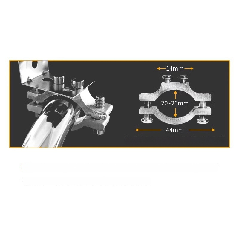 Shouli LED vysokovýkonný predný svetlomet pre elektrické tricikly, vonkajšie uchytenie, kompatibilný so 12V/48V/60V/72V